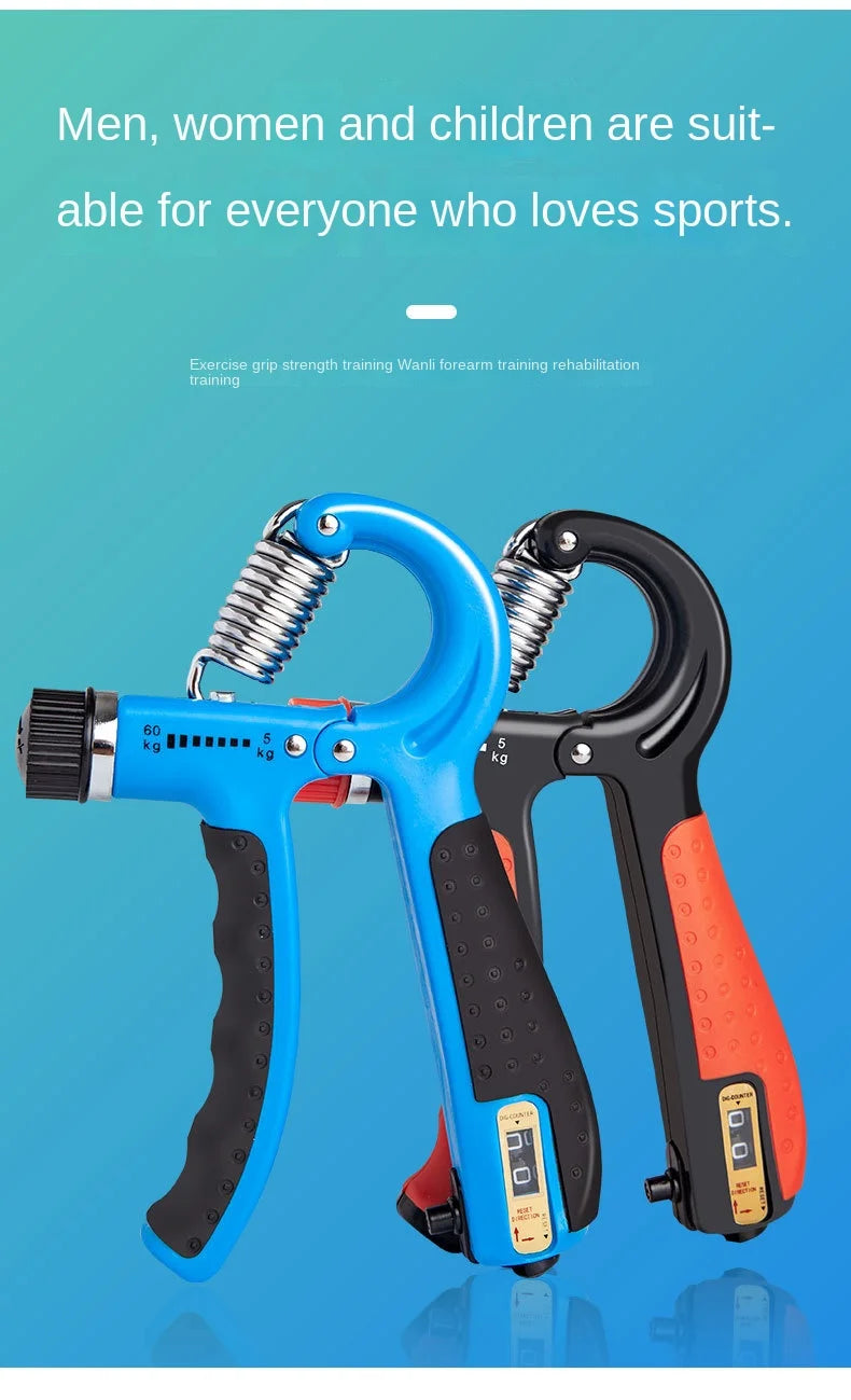 5-60Kg Adjustable Heavy Gripper Fitness Hand Exerciser Grip Wrist Training Increase Strength Spring