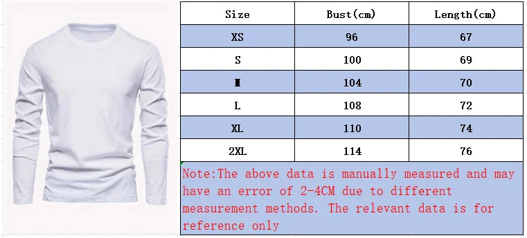 Men's Spring and Autumn 100% Cotton Loose Comfortable Casual ITALIA Letter Pattern Printed Round Neck Long Sleeve T-shirt