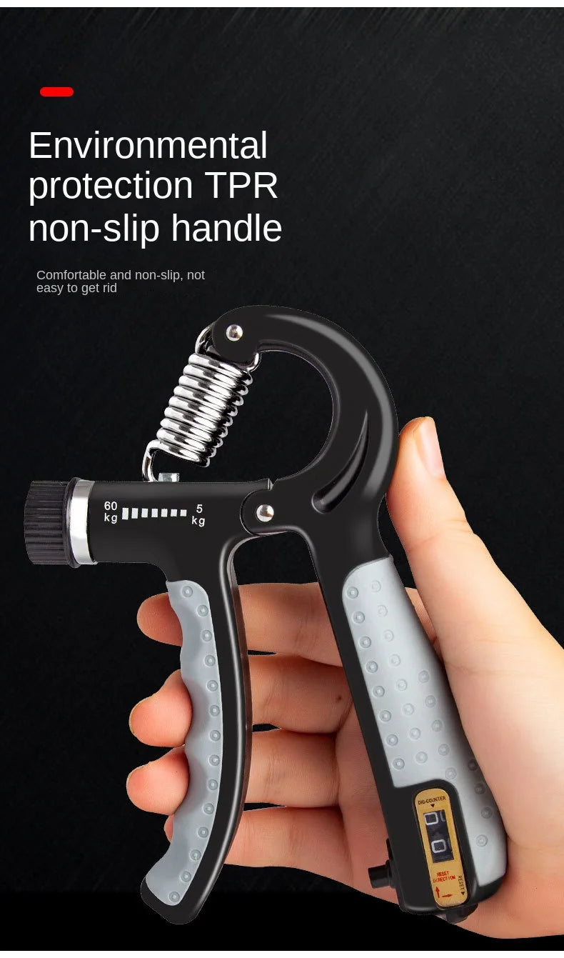 5-60Kg Adjustable Heavy Gripper Fitness Hand Exerciser Grip Wrist Training Increase Strength Spring
