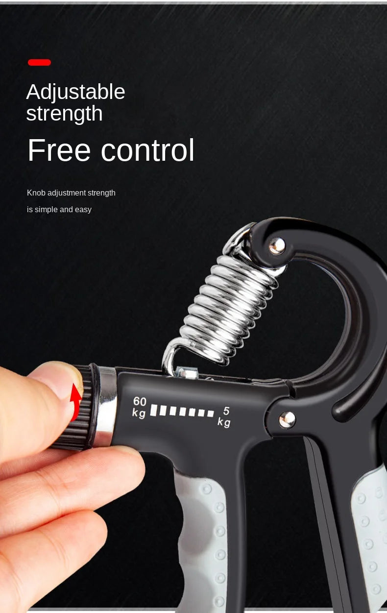 5-60Kg Adjustable Heavy Gripper Fitness Hand Exerciser Grip Wrist Training Increase Strength Spring