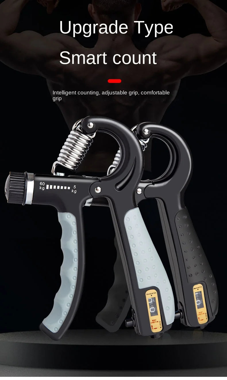 5-60Kg Adjustable Heavy Gripper Fitness Hand Exerciser Grip Wrist Training Increase Strength Spring